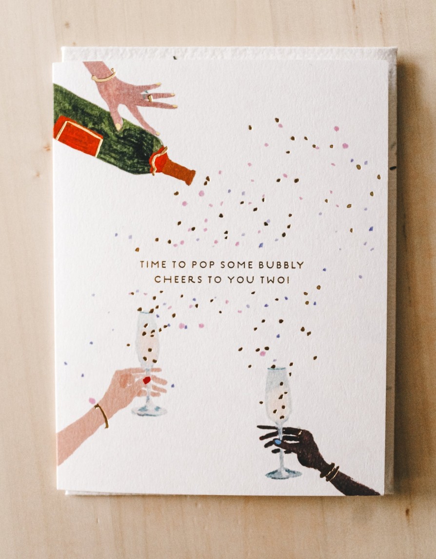 Paper Goods Pop | Pop Some Bubbly- Wedding & Engagement Card