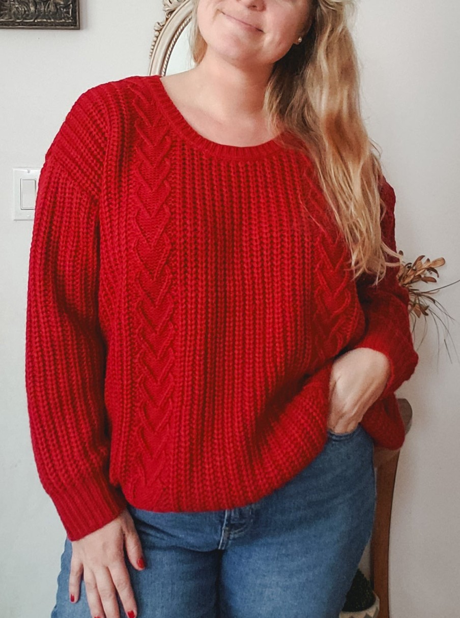 Curated Collections TORRID | Torrid Red Sweater With Bow