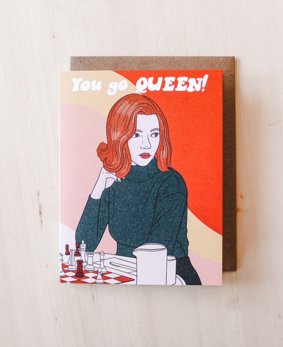 Paper Goods Chess | Chess Queen- Card