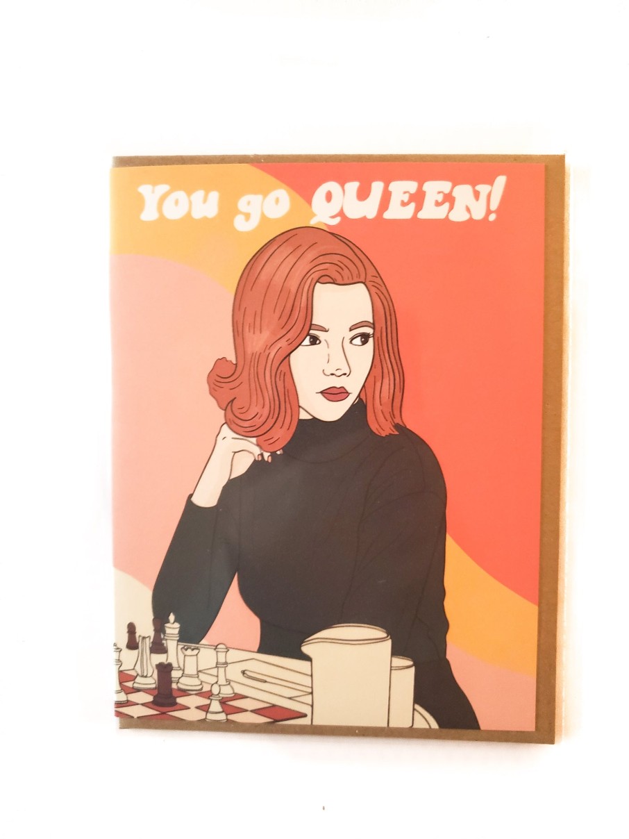 Paper Goods Chess | Chess Queen- Card