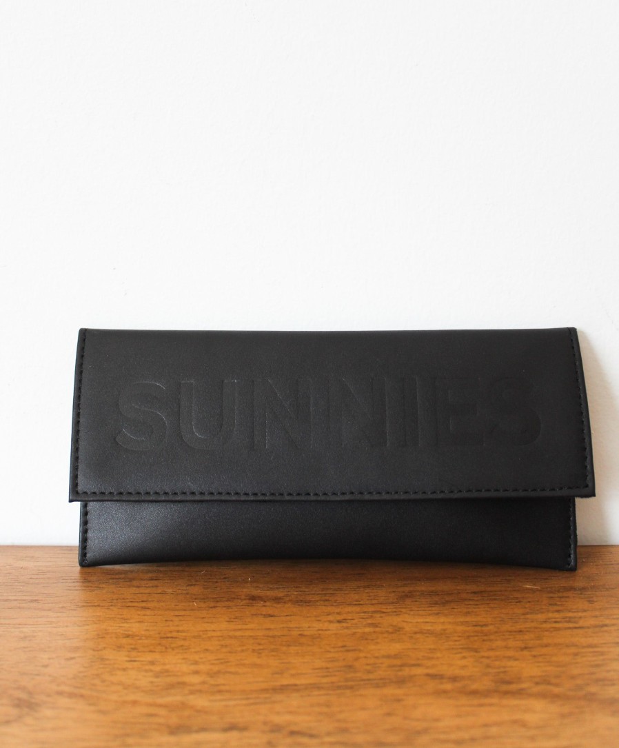 Accessories LEATHER | Leather Sunglasses Case Black