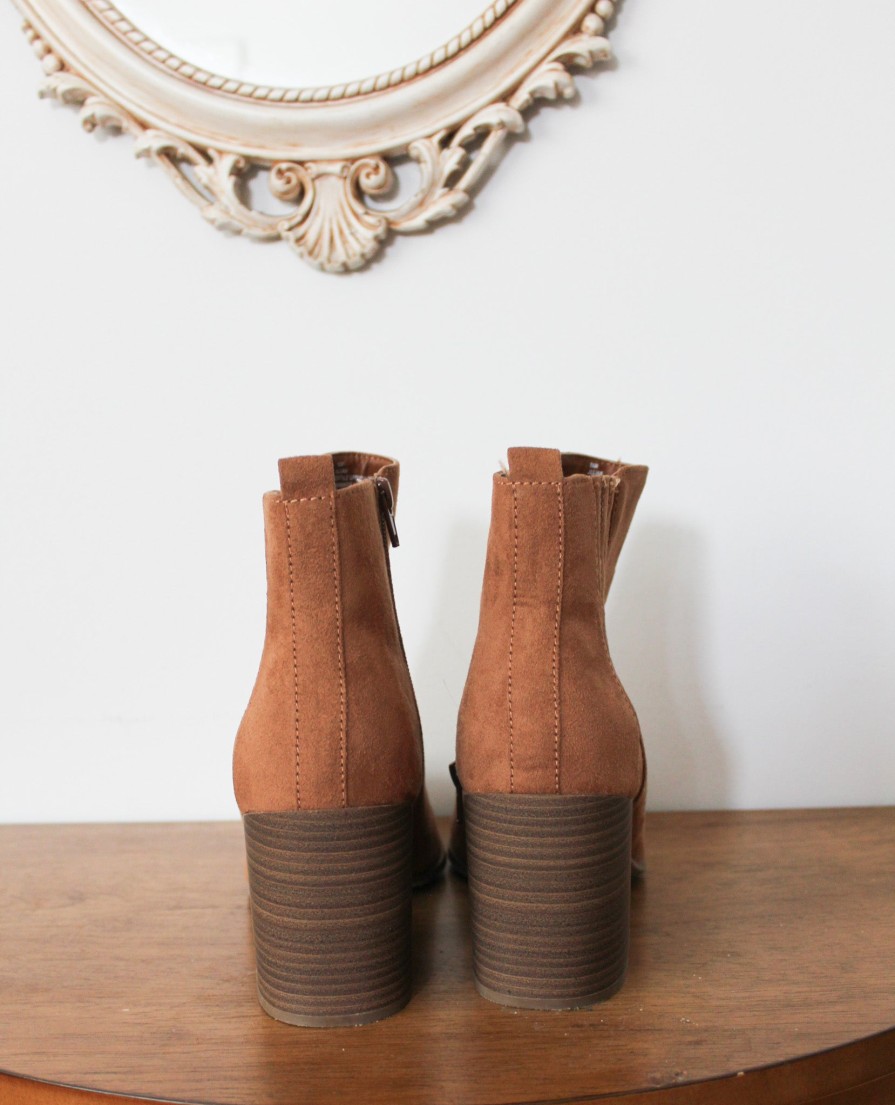 Curated Collections SM | Sm New York Jillian Brown Suede Boot