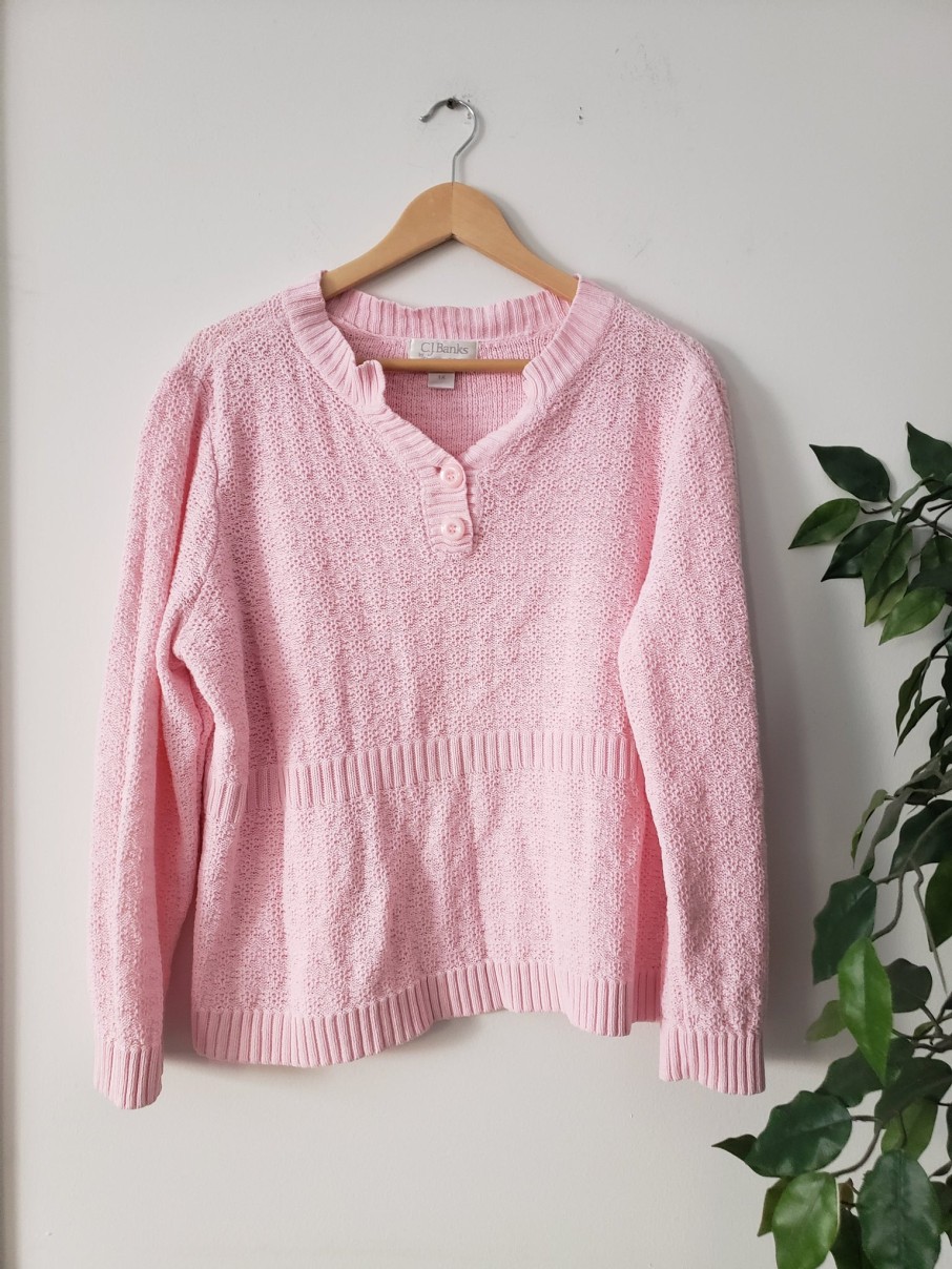 Curated Collections CJ | Cj Banks Pink Sweater