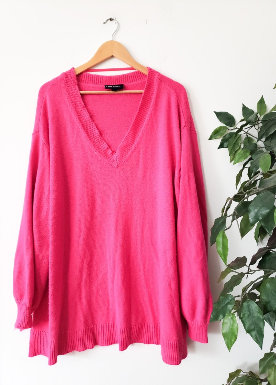 Curated Collections LANE | Lane Bryant Barbie Pink Sweater