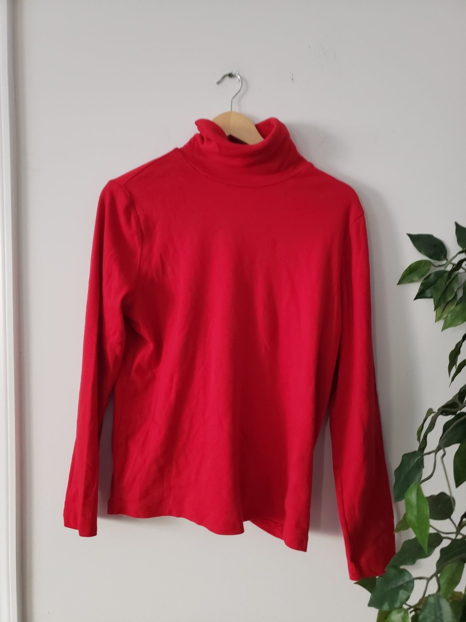 Curated Collections CHERRY | Cherry Red Turtleneck