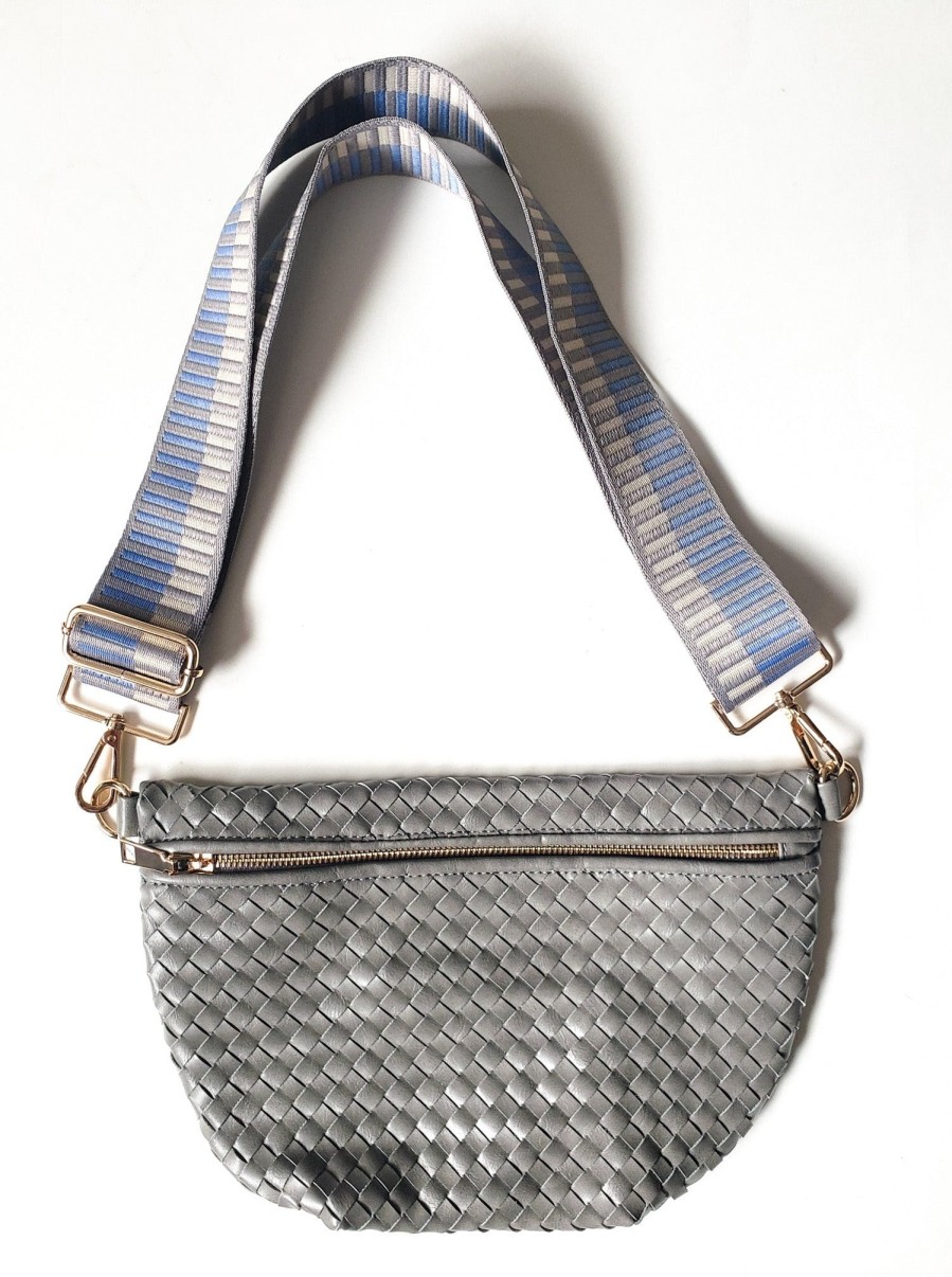 Accessories Woven | Woven Westlyn Bum Bag- Gray