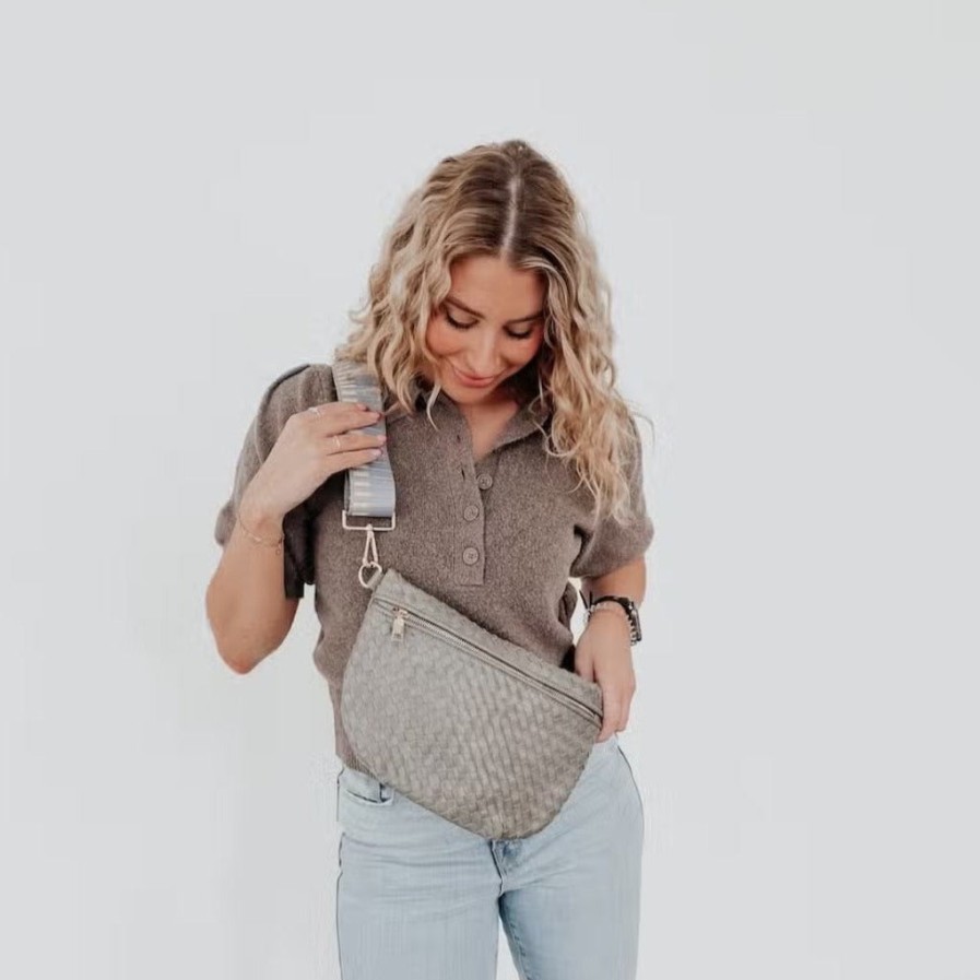 Accessories Woven | Woven Westlyn Bum Bag- Gray