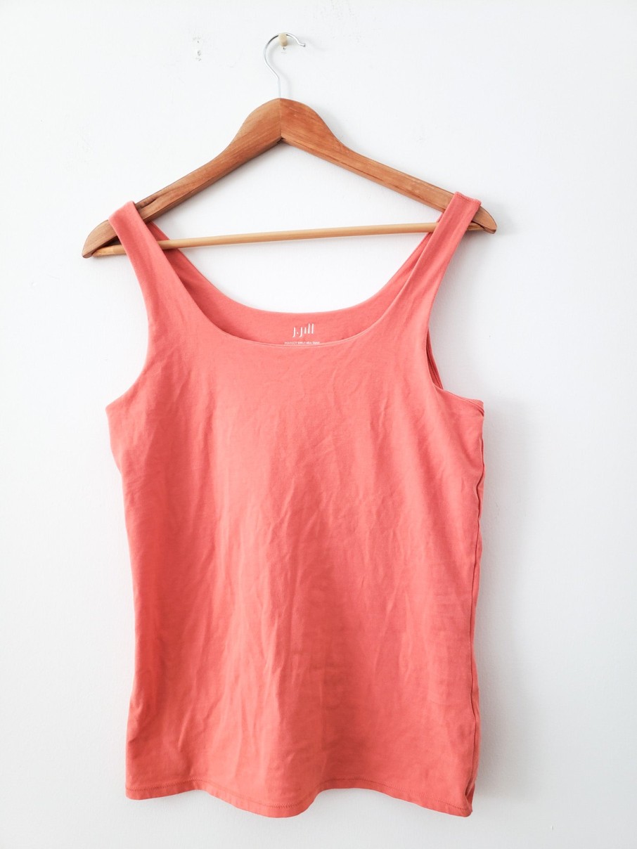 Curated Collections J. | J. Jill Orange Shelf Bra Tank