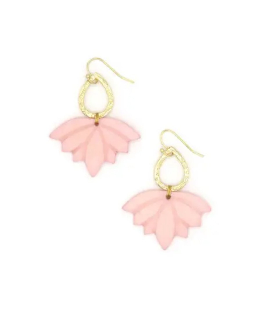 Jewelry PINK | Pink Lotus Earrings