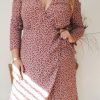 Curated Collections EXPRESS | Express Polka Dot Wrap Dress