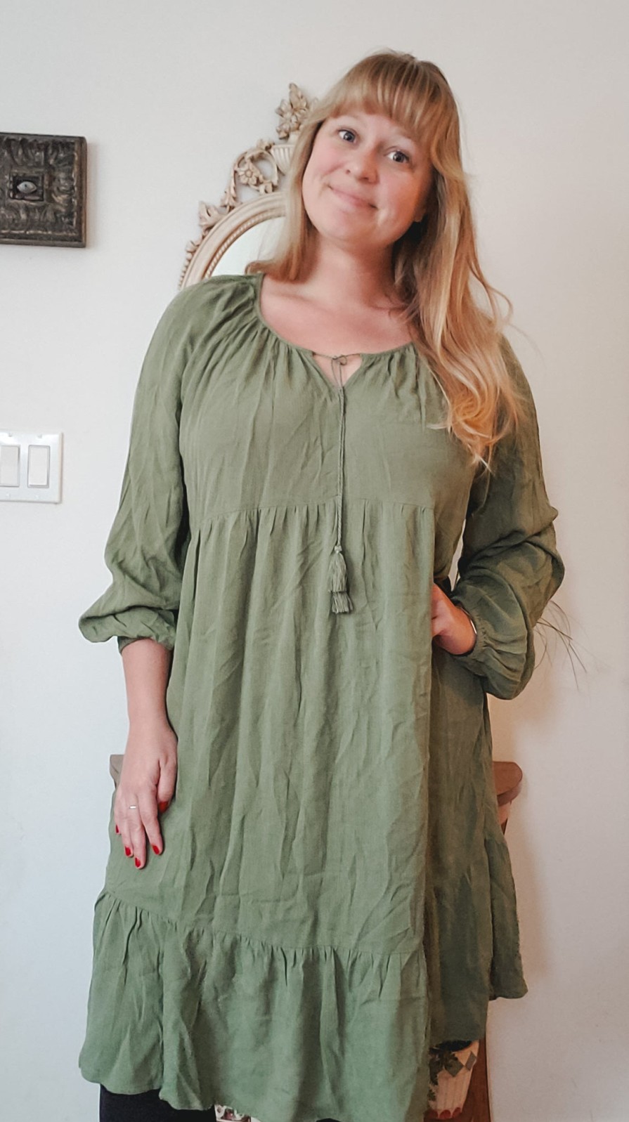 Curated Collections TIME | Time And True Green Dress