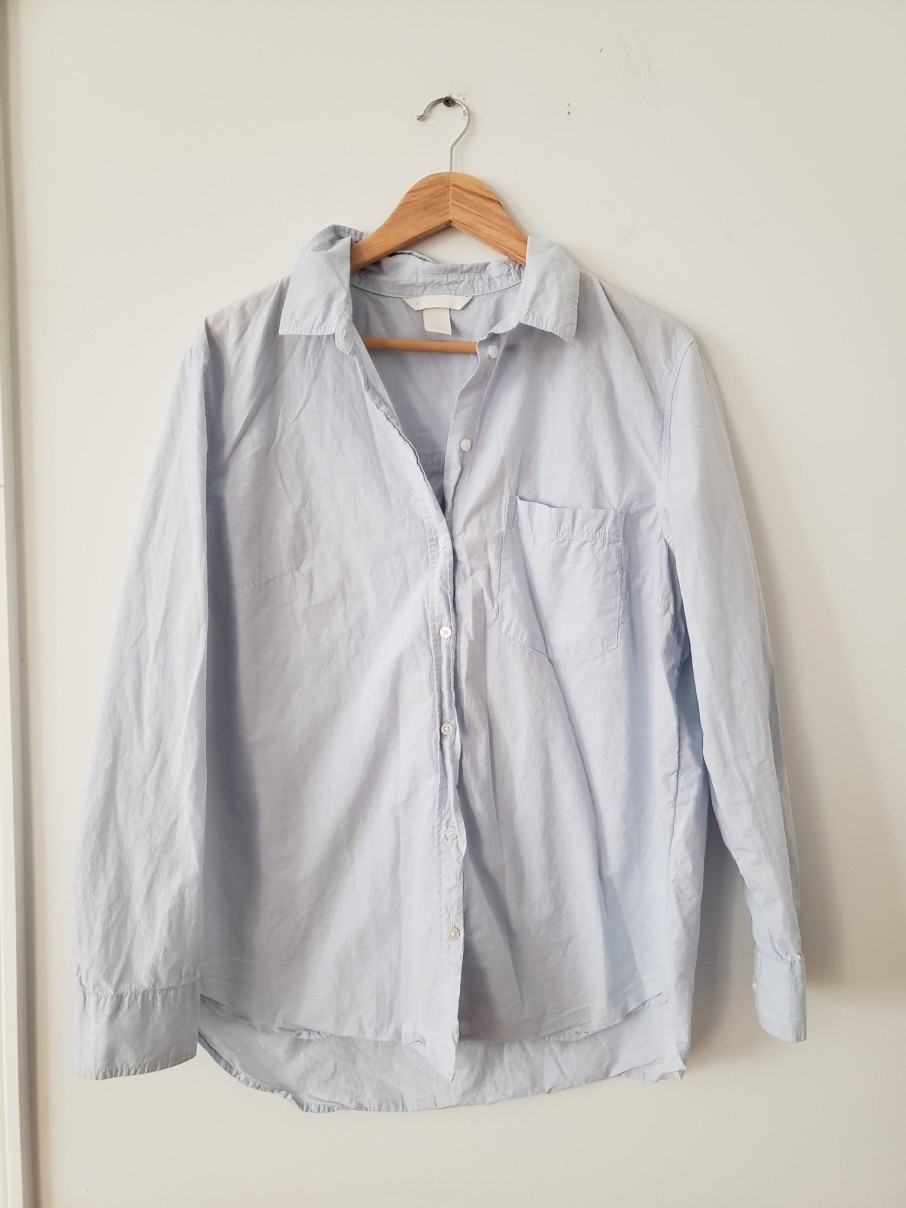 Curated Collections H&M | H&M Sky Blue Button-Down