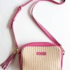 Accessories BARBIE | Barbie Core Silvia Straw Camera Bag- Pink