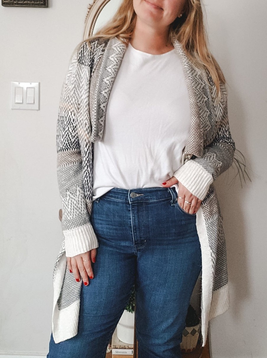 Curated Collections CJ | Cj Banks Neutral Duster Cardigan