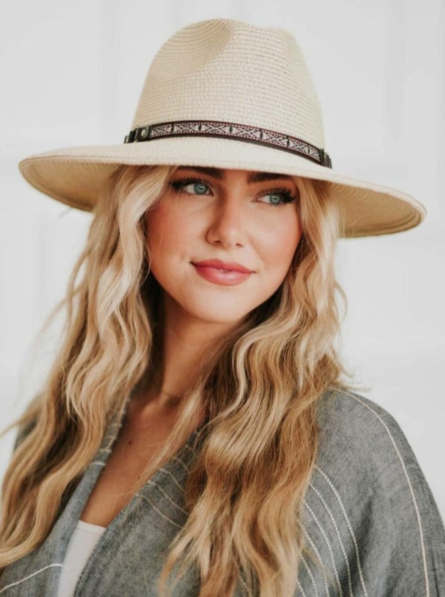 Accessories Carolina | Carolina Packable Sun Hat- Cream