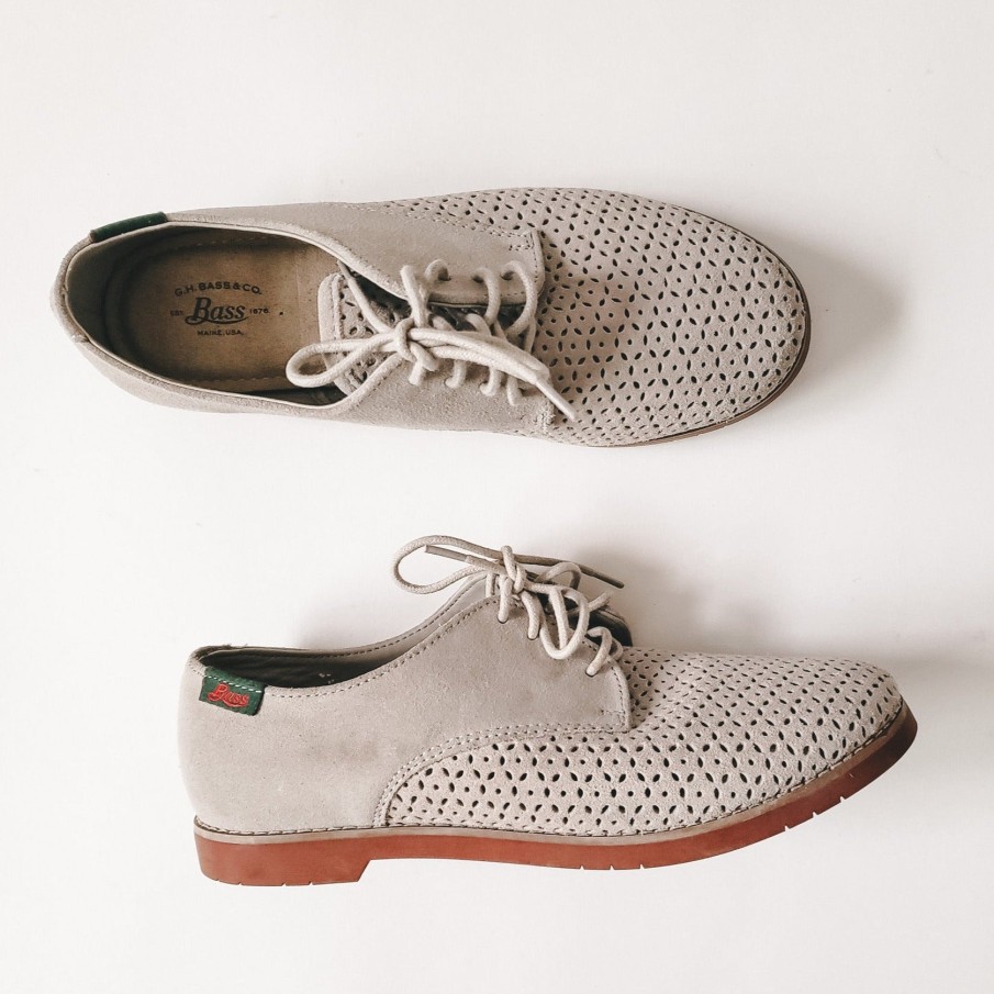 Curated Collections BASS | Bass Light Gray Oxfords