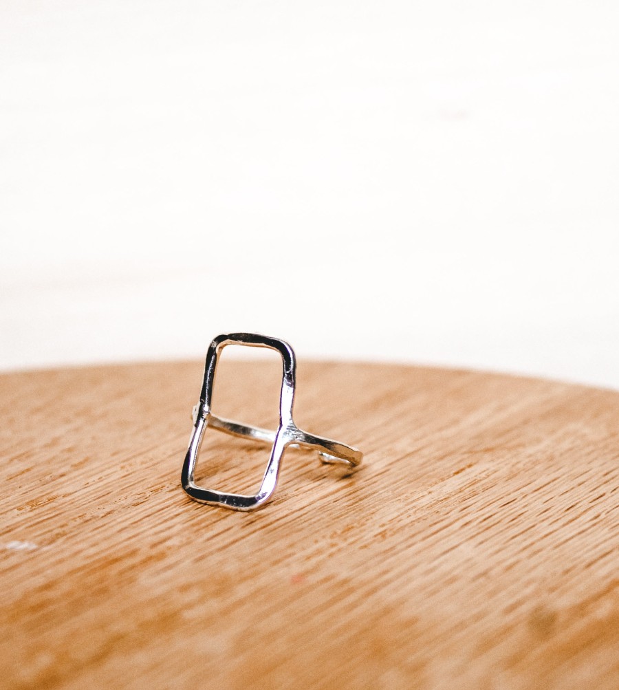 Jewelry Natasha | Natasha Rectangle Ring