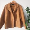 Curated Collections TALBOTS | Talbots Camel Wool Felt Coat