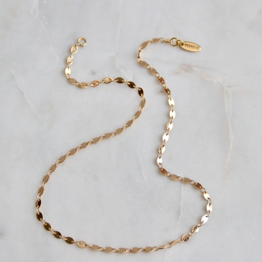 Jewelry Oval | Oval Coin Choker Necklace