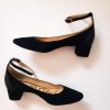 Curated Collections SAM | Sam Edelman Black Suede Block Heels