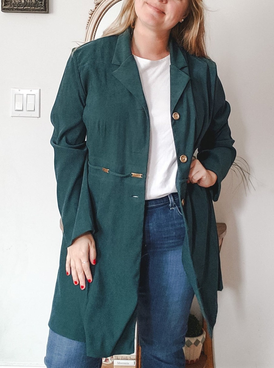 Curated Collections SAG | Sag Harbor Emerald Green Light Jacket