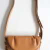 Accessories Fleur | Fleur Half Moon Crossbody- Tan