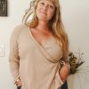 Curated Collections OLD | Old Navy Beige Wrap Top