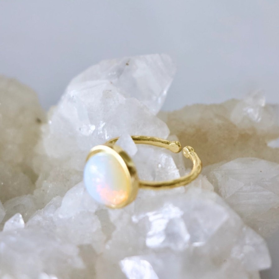 Jewelry Opalite | Opalite Solitaire Ring